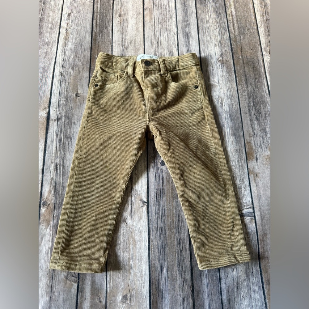 Zara Kids Corduroy Pants in Brown